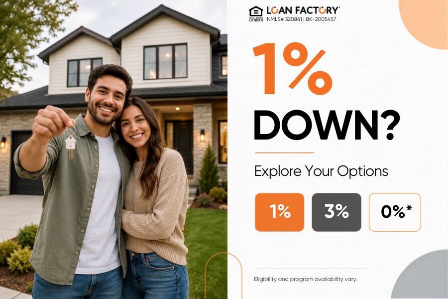 1 Down Home Loan Programs: Can You Buy With a 1% Down Payment?