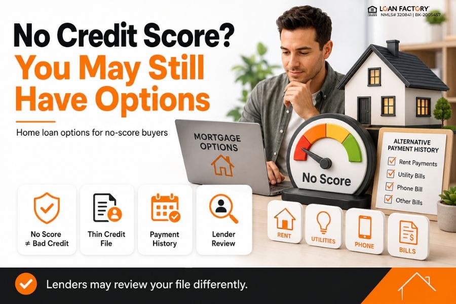 Can I Get a Home Loan With No Credit Score? Mortgage Options for No-Score Buyers
