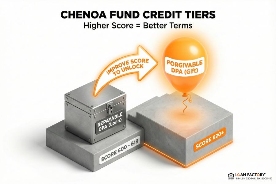 Chenoa Fund Minimum Credit Score: Requirements & DPA Comparison