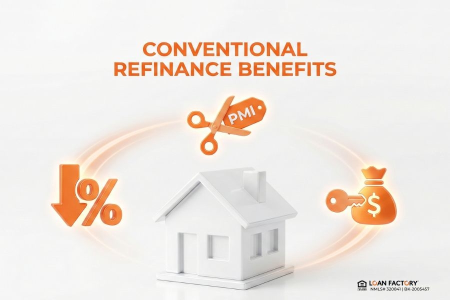 Conventional Refinance Loan: Lower Rates, Drop PMI & Unlock Home Equity
