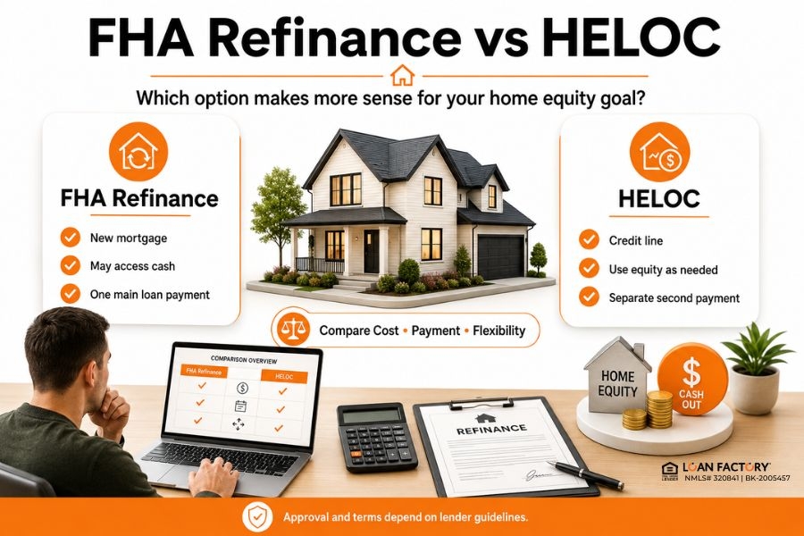 FHA Refinance vs HELOC: Which Makes More Sense?
