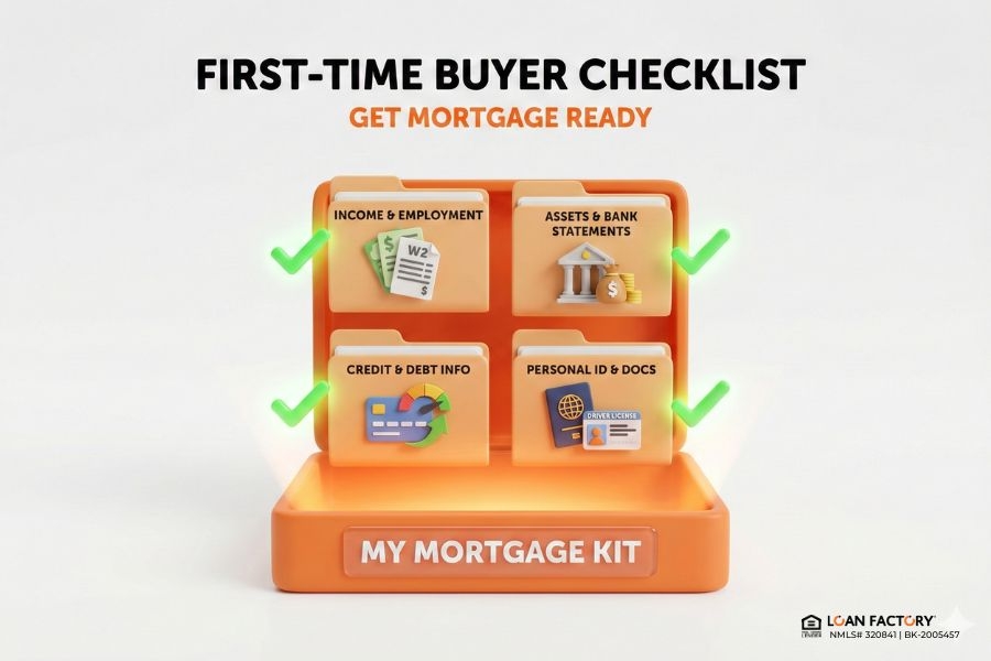 First-Time Buyer Purchase Mortgage Checklist: What You Need to Prepare