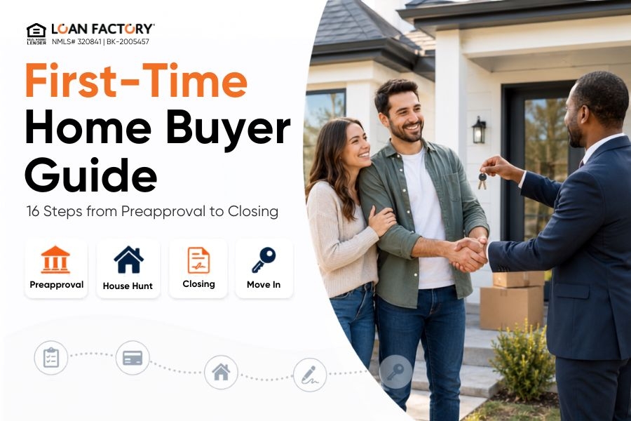 First Time Home Buyer: 16 Steps From Preapproval to Closing