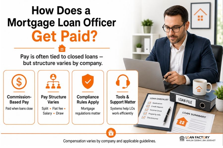 How Does a Mortgage Loan Officer Get Paid?