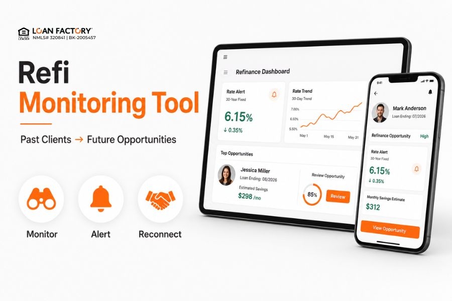 Mortgage Refinance Monitoring Tool: Find Opportunities Earlier