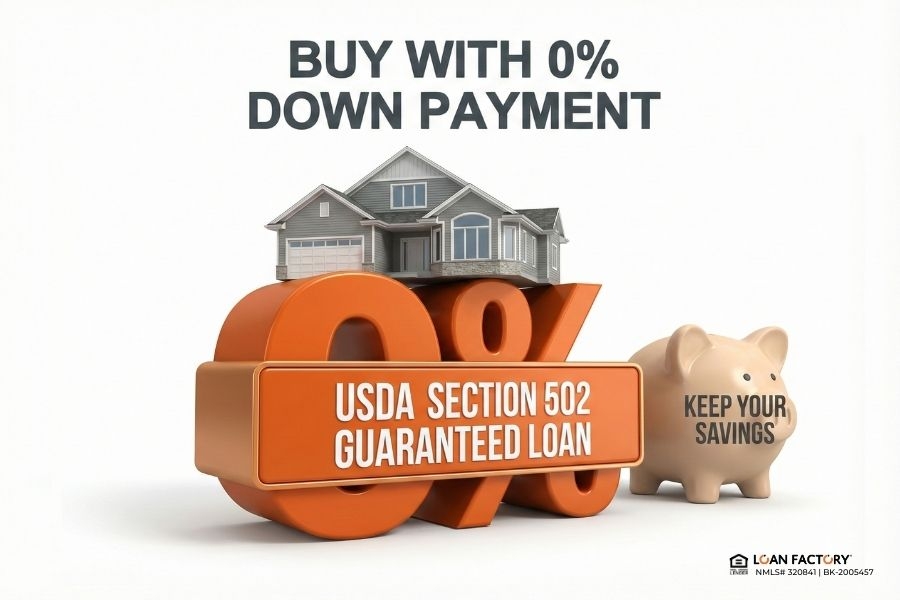 USDA Section 502 Guaranteed Loan | No Down Payment Home Loan