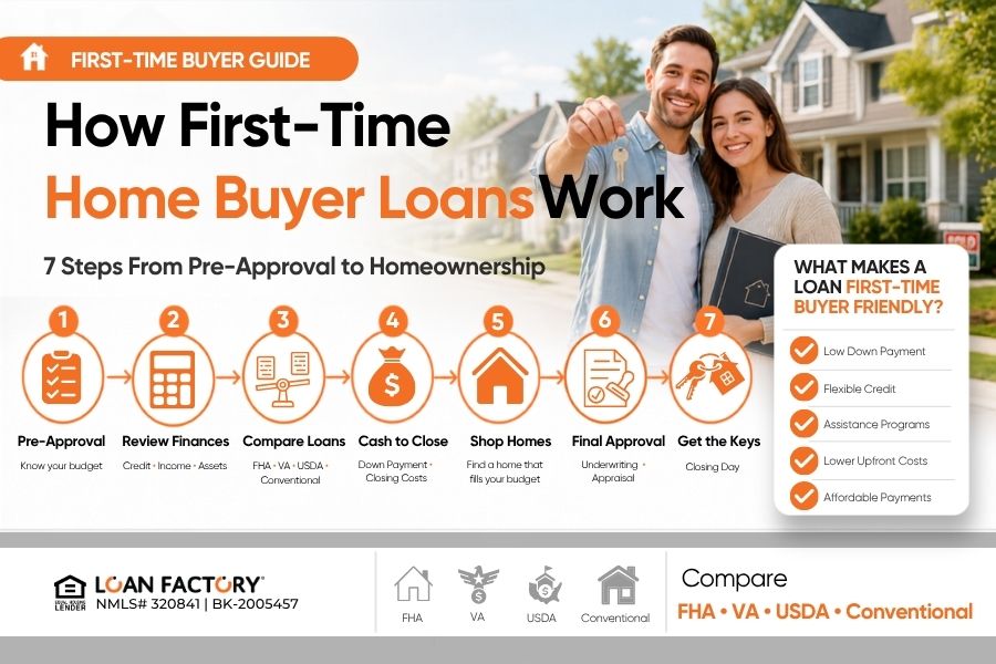 How Does a First Time Home Buyer Loan Work?