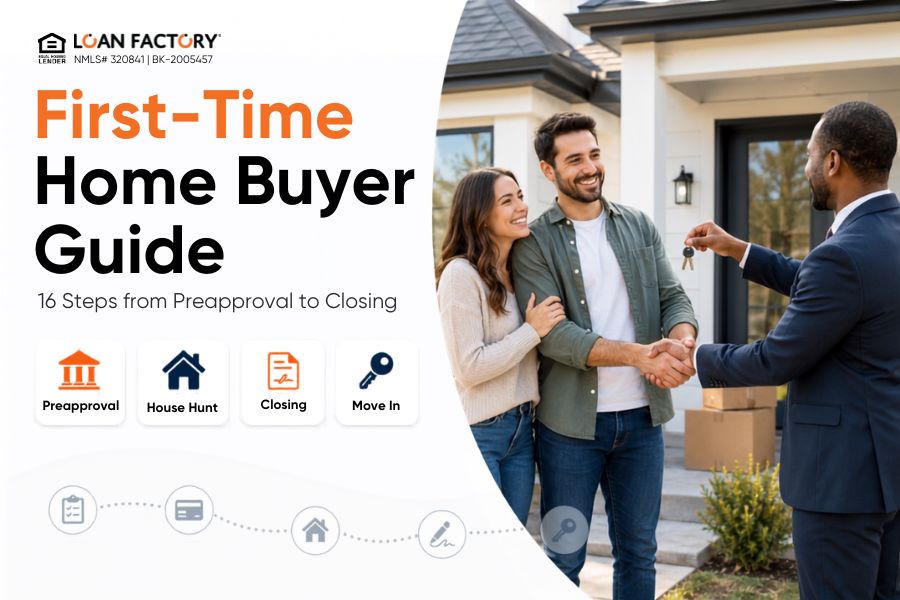First Time Home Buyer: 16 Steps From Preapproval to Closing