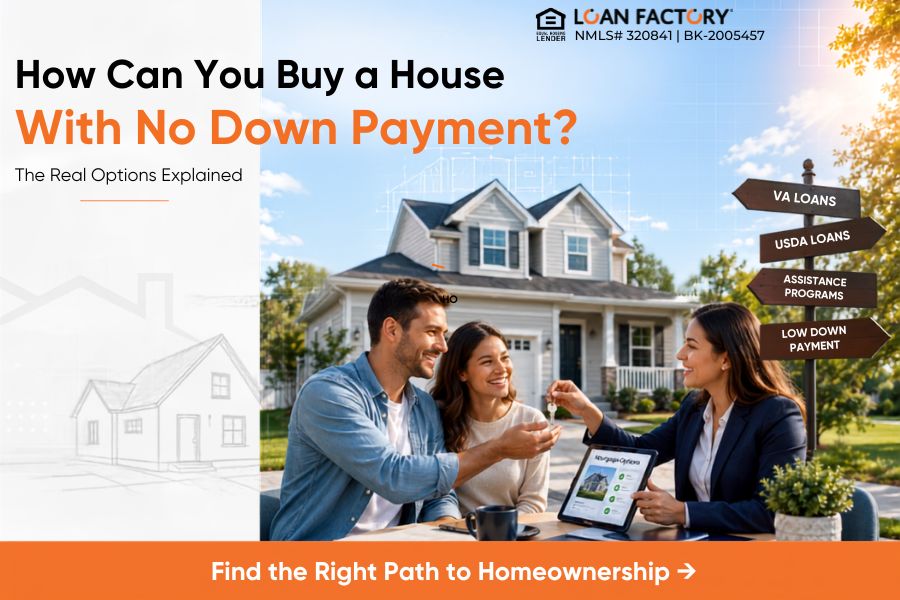 How Can You Buy a House With No Down Payment? The Real Options Explained