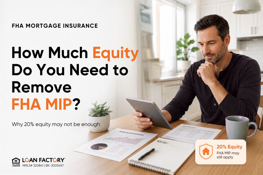 How Much Equity Do You Need to Remove FHA MIP? FHA MIP vs PMI and Refinance Options