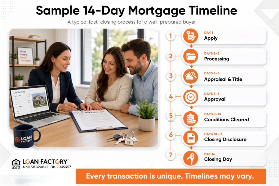 Fast Close Mortgage: Can You Close in 14 Days