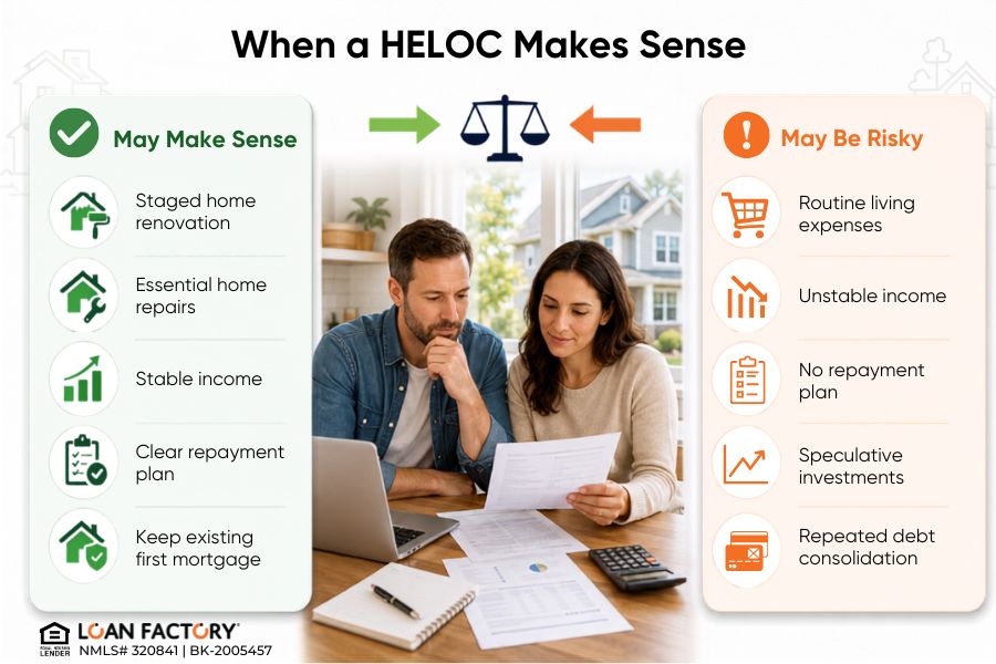Is a HELOC a Good Idea? Benefits, Risks, and Alternatives
