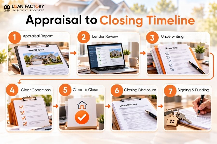 Appraisal to Closing Timeline: What Happens After the Home Appraisal?
