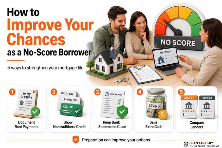 Can I Get a Home Loan With No Credit Score? Mortgage Options for No-Score Buyers