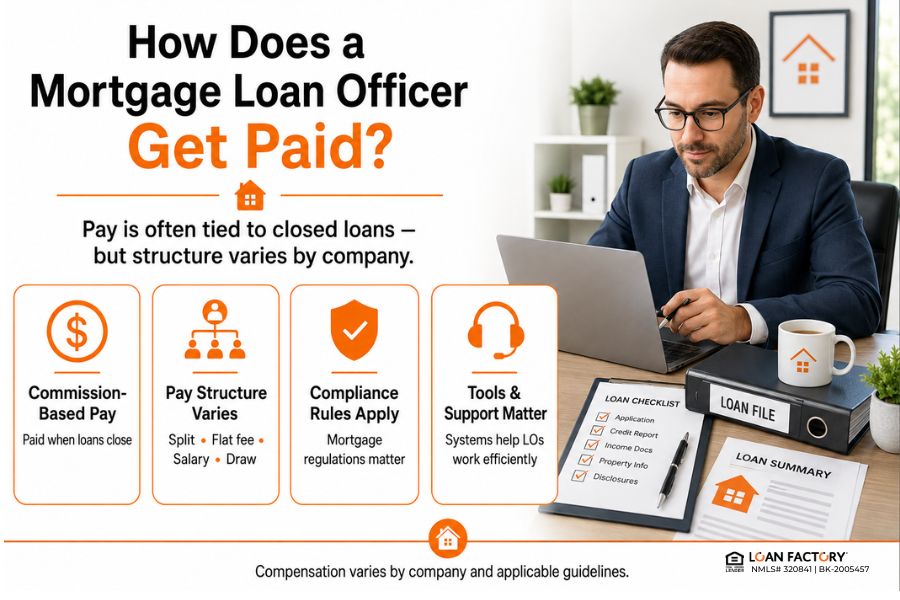 How Does a Mortgage Loan Officer Get Paid?