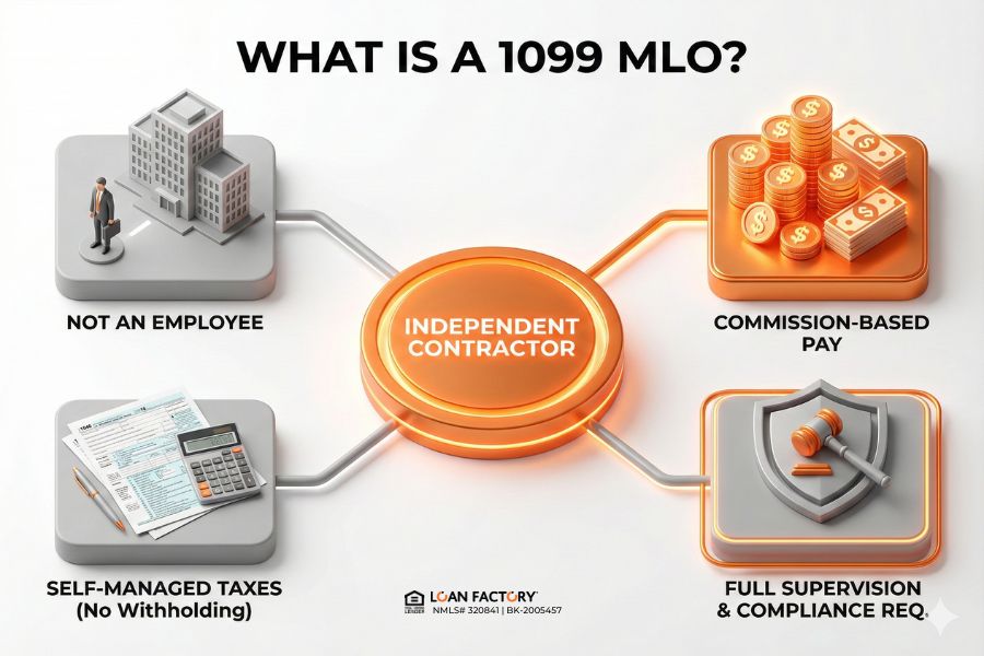 1099 vs W2 Mortgage Loan Officer Pay | Key Differences Explained