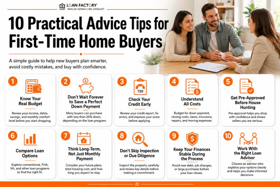 Advice for First Time Home Buyers: 10 Tips to Avoid Costly Mistakes