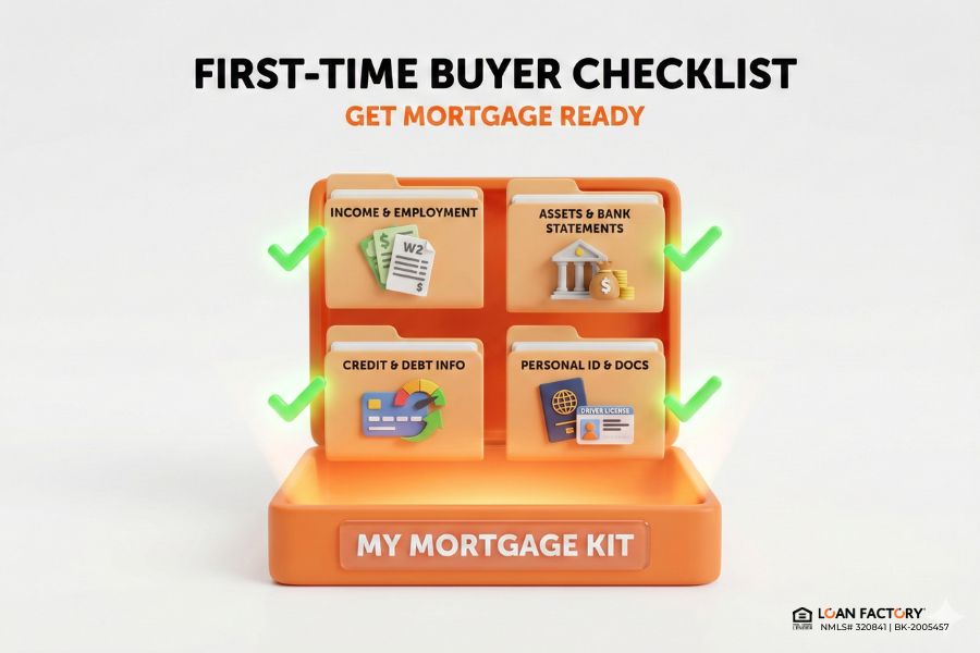 First-Time Buyer Purchase Mortgage Checklist: What You Need to Prepare