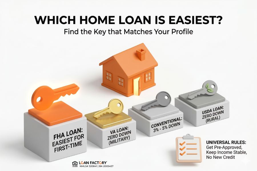 What’s the Easiest Home Loan for First-Time Buyers?