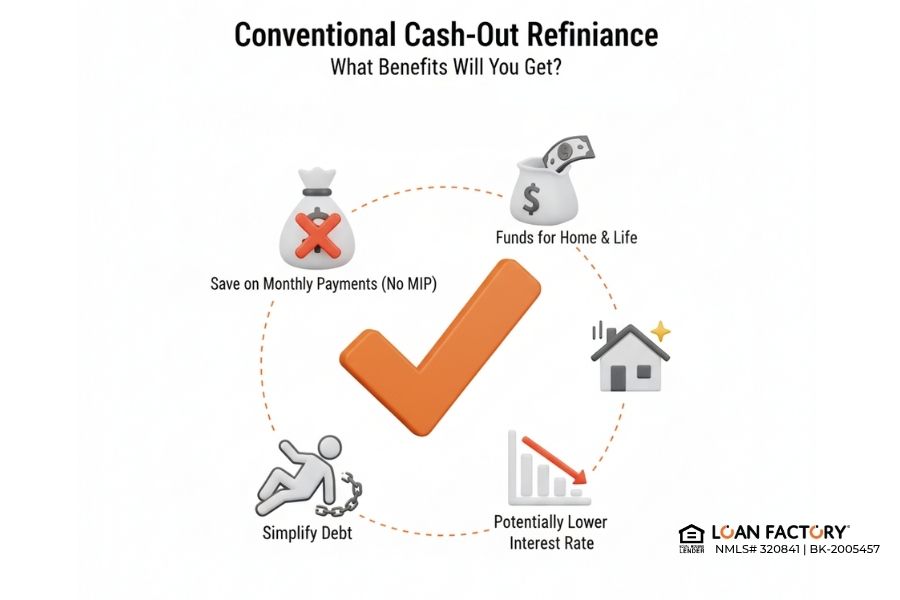 Conventional Cash-Out Refinance: Get Cash From Your Home Equity Conventional Cash-Out Refinance: Get Cash From Your Home Equity