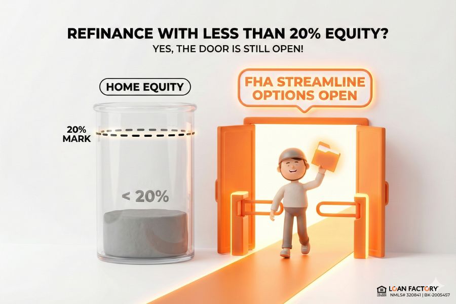 Can You Refinance FHA With Less Than 20% Equity?