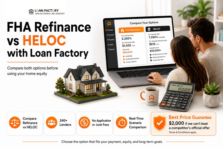 FHA Refinance vs HELOC: Which Makes More Sense?