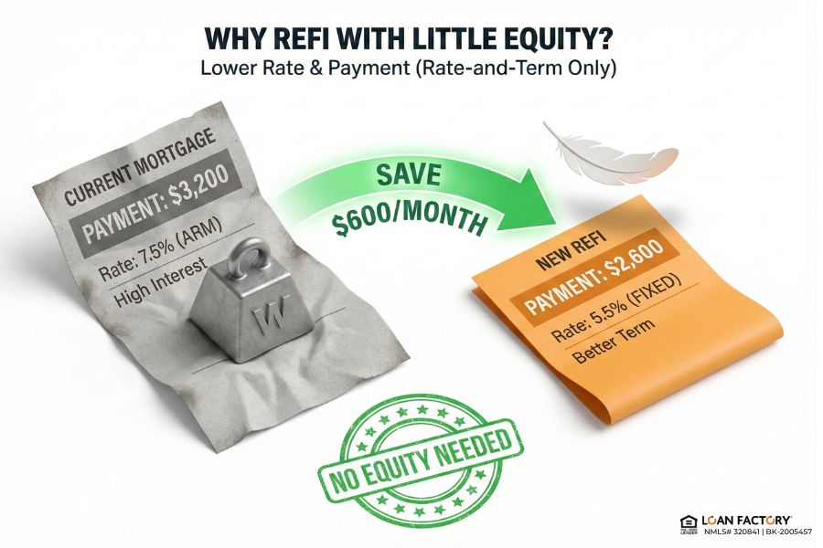 Refinance with Little Equity | High-LTV Refinance Guide