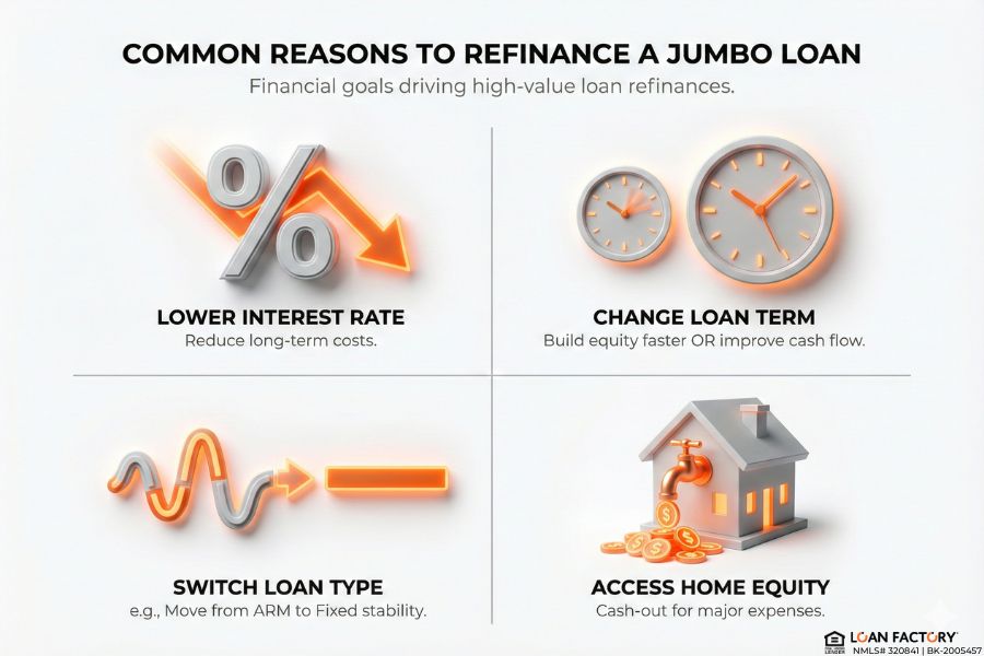 Refinance Jumbo Loan: Rates, Requirements & When It Makes Sense